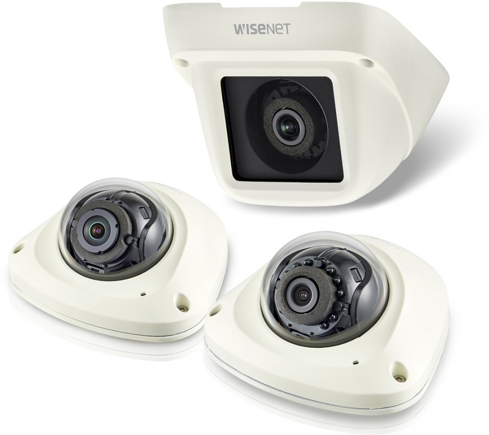 Hanwha Techwin yerden tasarruf eden kompakt H.265 Wisenet dome kameraları piyasaya sürdü